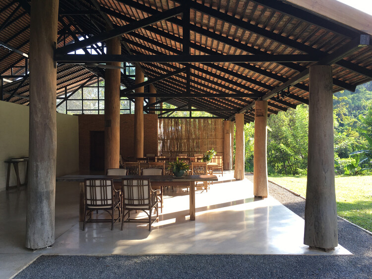  Araksa Tea House / Simple Architecture - Interior Photography, Table, Beam, Chair